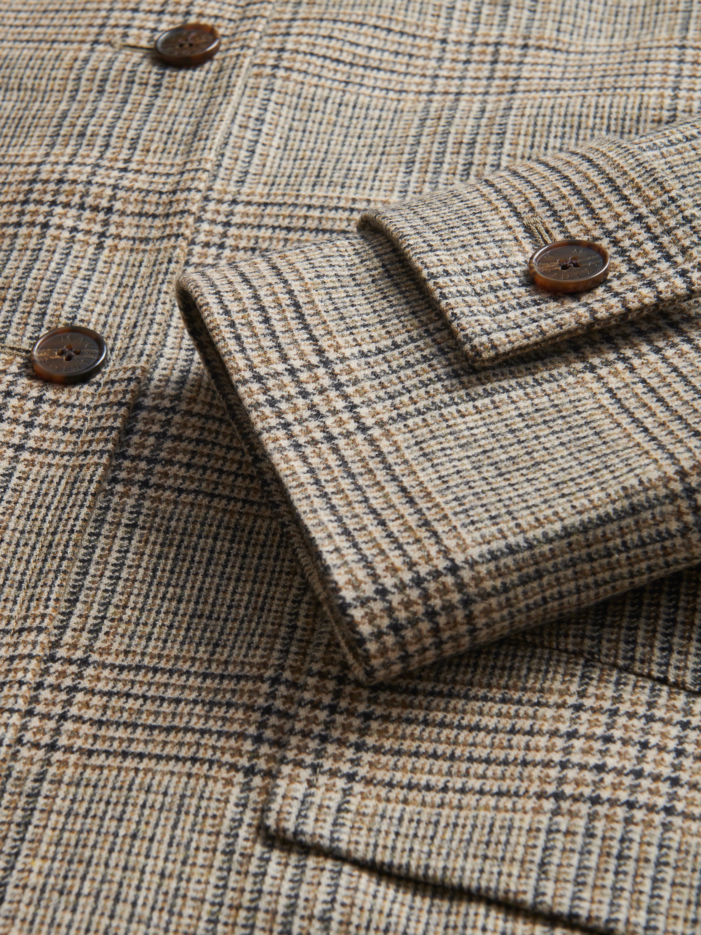 ウィメンズ HUMBIE LONG SL - ウール グレンチェックコート – Mackintosh