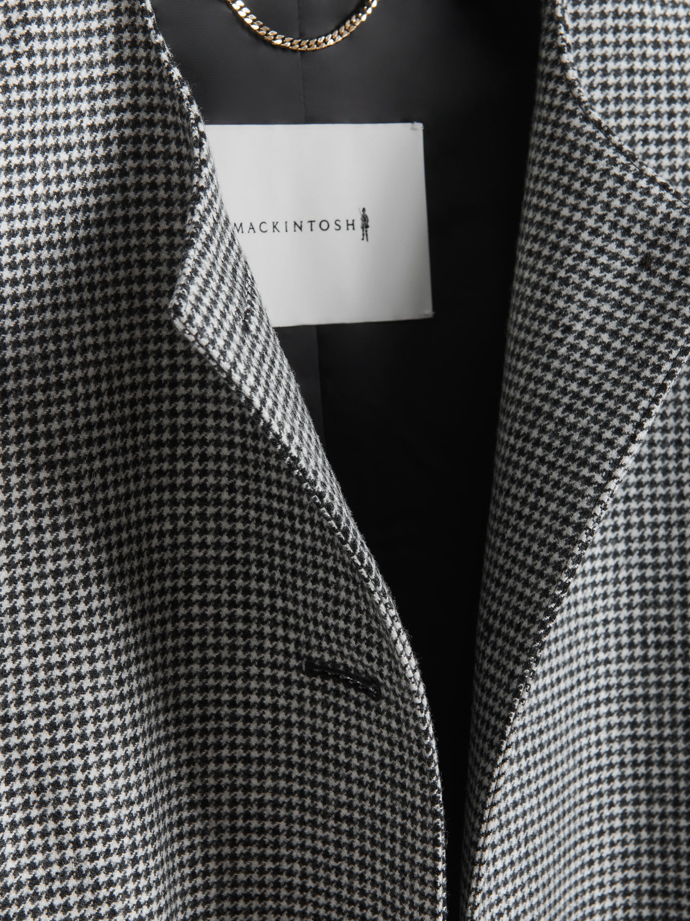 Womens Humbie No Collar Wool Coat – Mackintosh