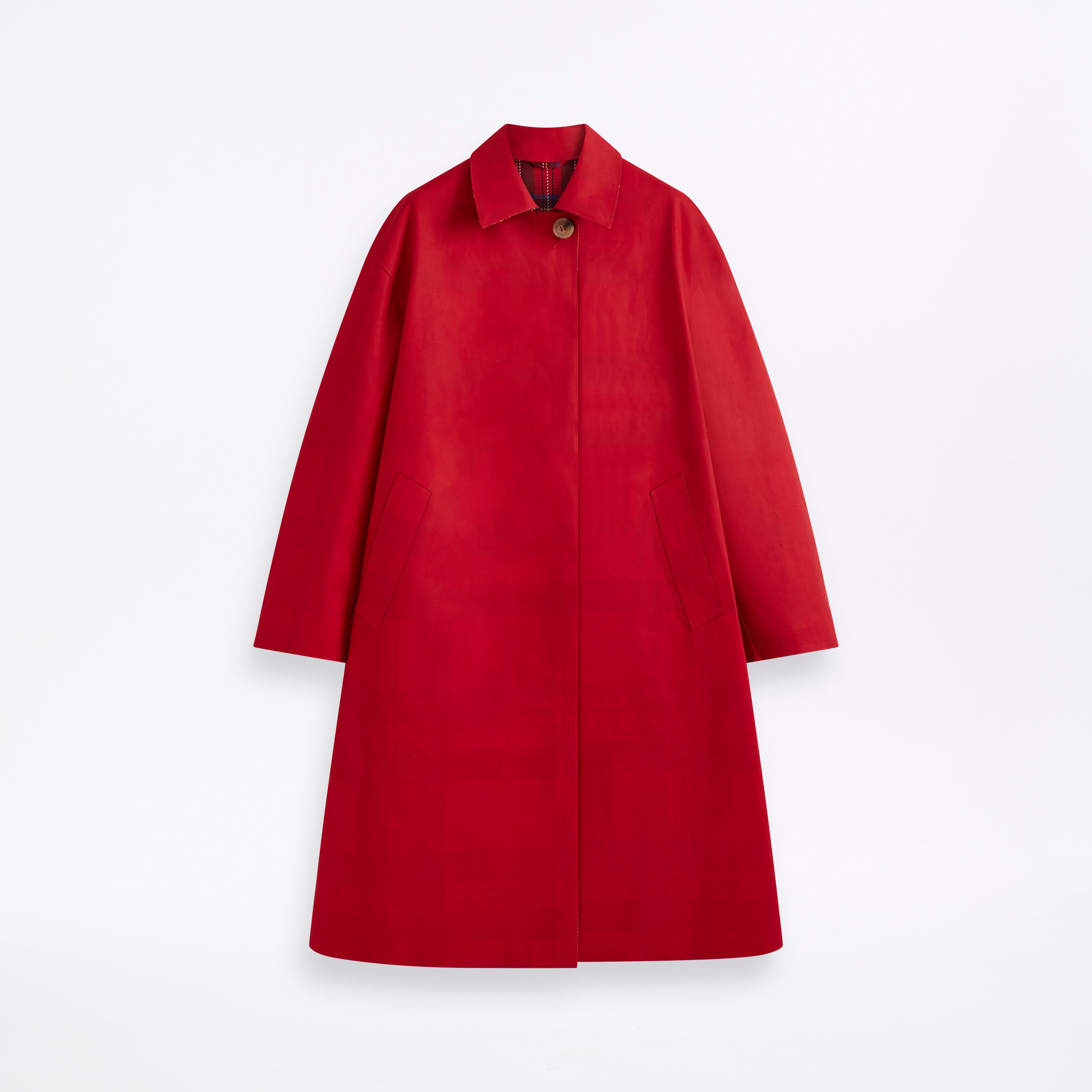 Maree Reversible Rubberised Coat Royal Stewart Check
