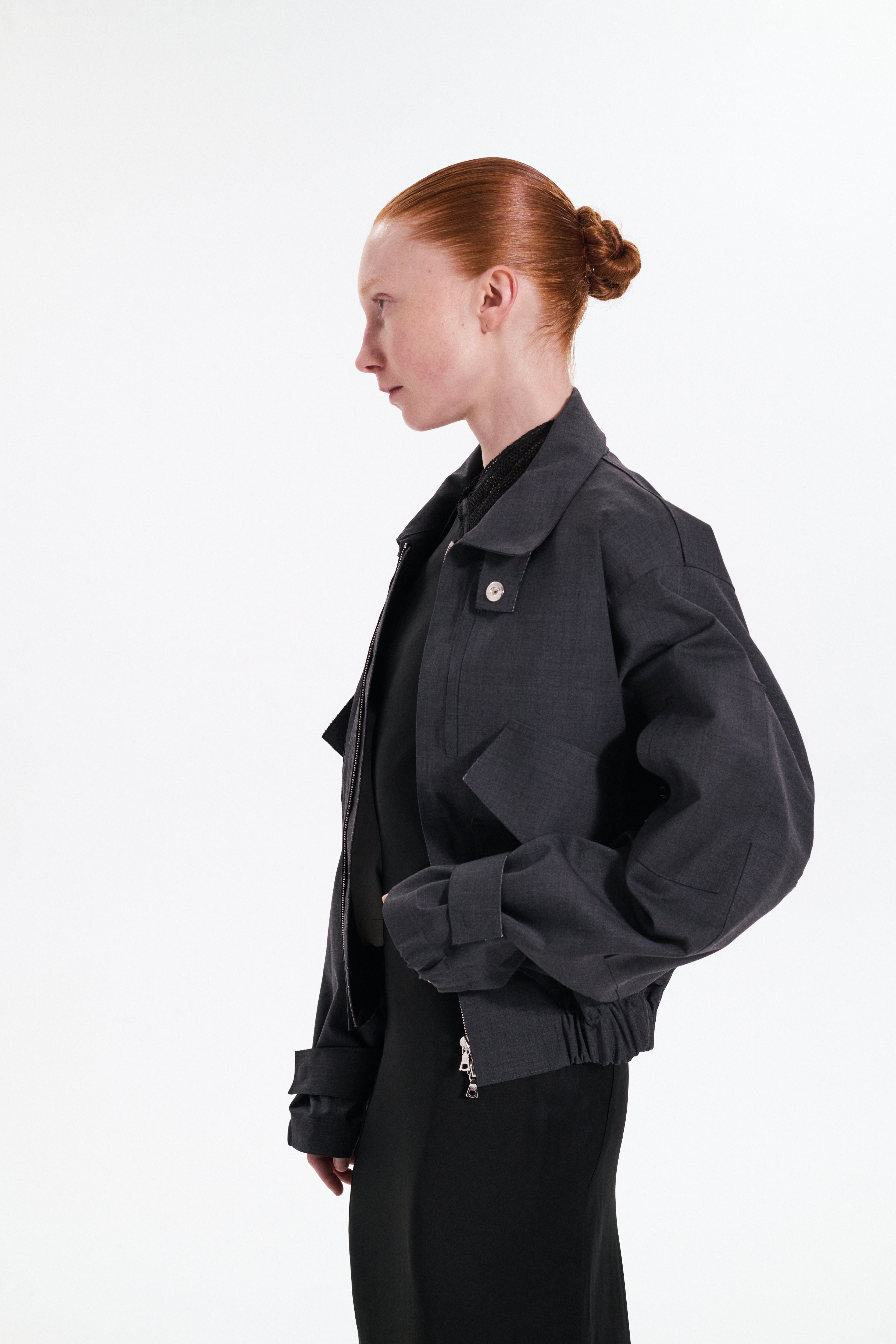 Double Faced Bomber Jacket