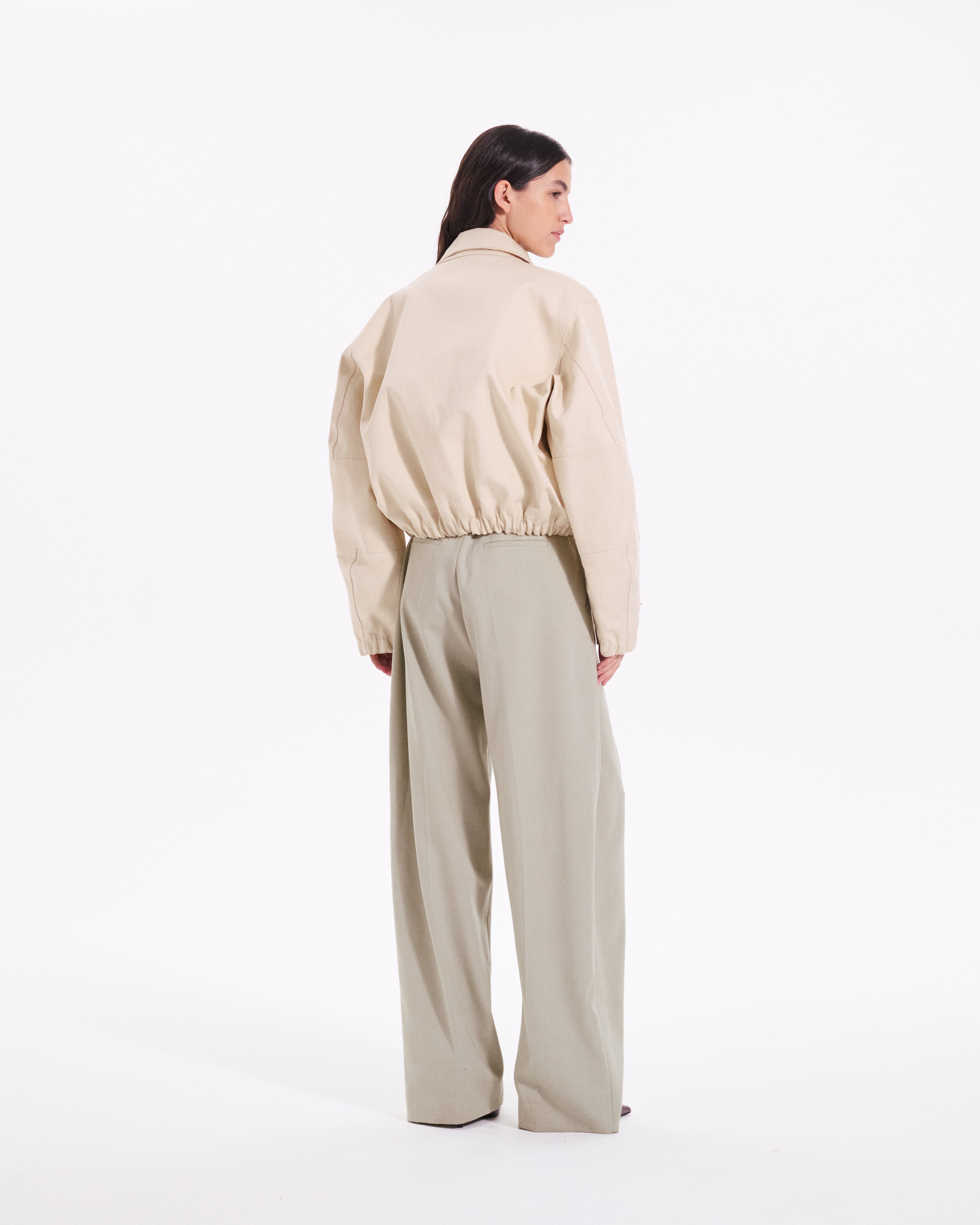 Double Faced Bomber Jacket