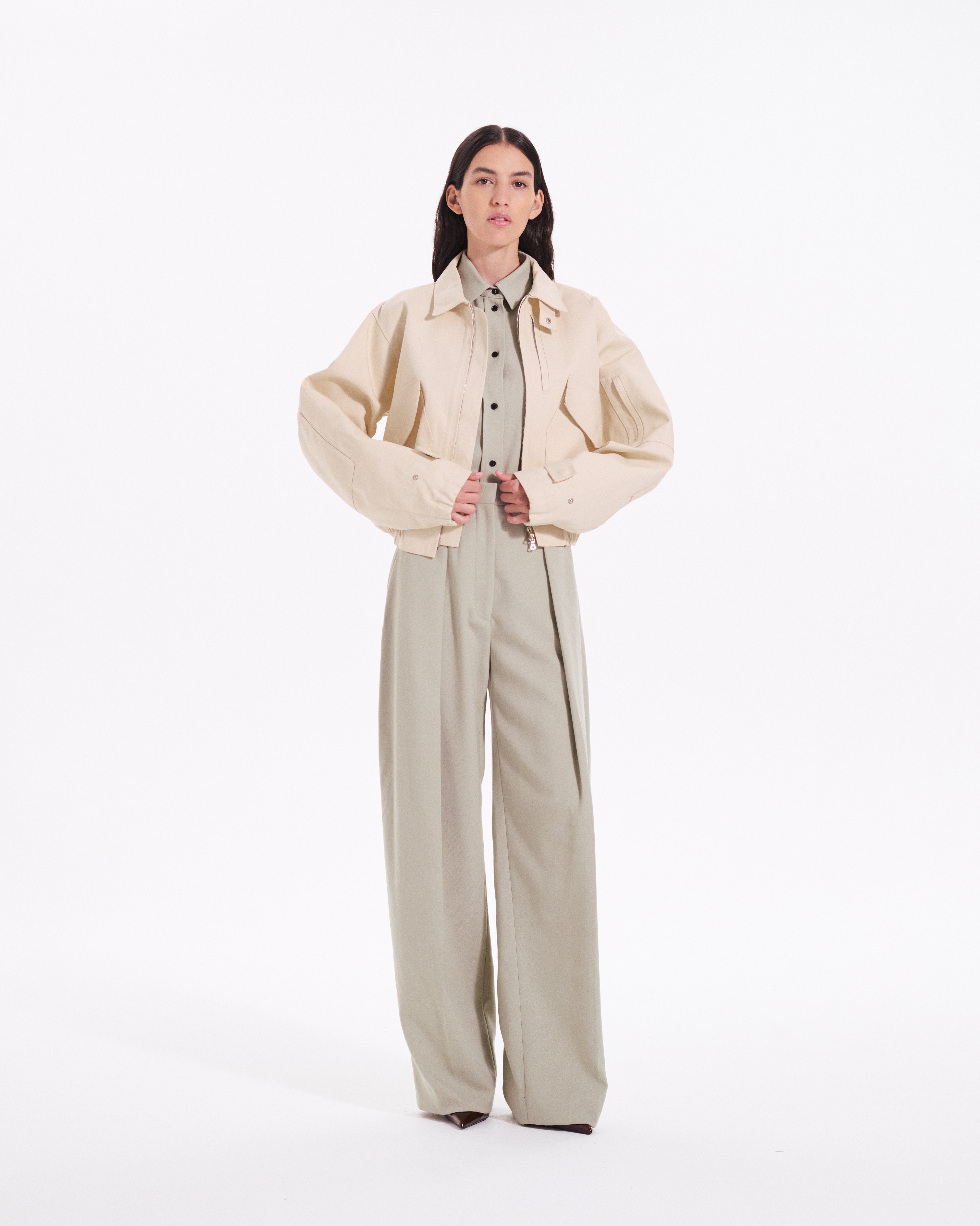 Double Faced Bomber Jacket