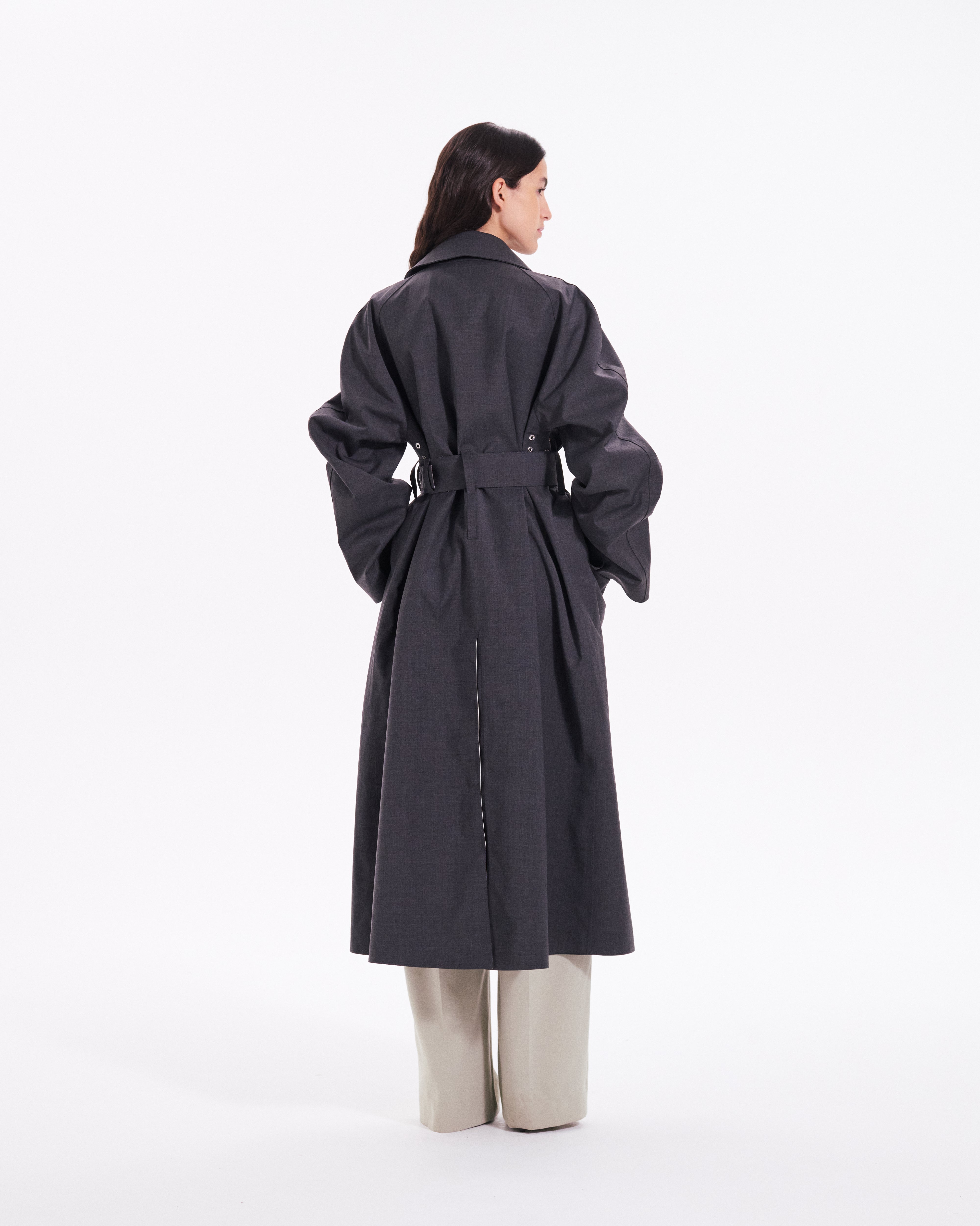 Double Faced Trench Coat