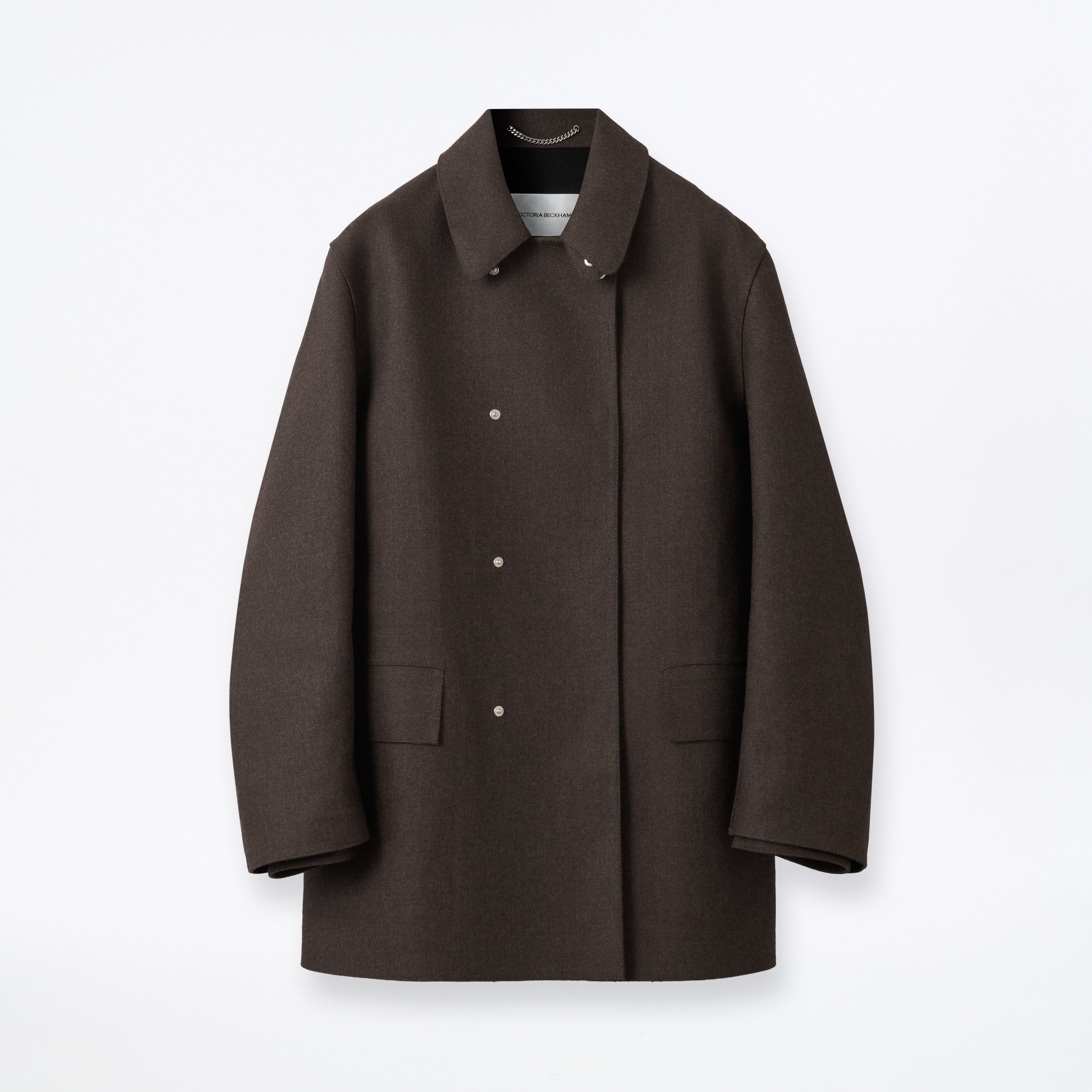 VB Double Faced Caban Coat CL Brown
